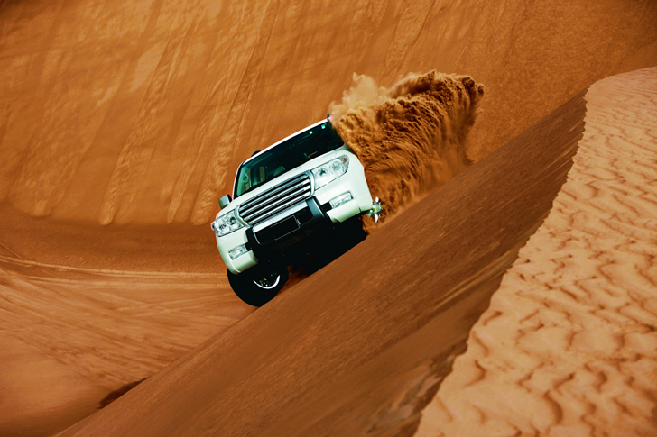 "Ridge Slamming in the Desert"