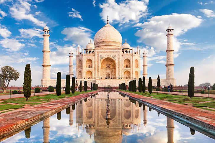 "The Taj Mahal, India"
