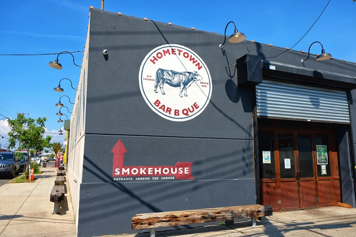 "Old neighborhood BBQ, Brooklyn, New York"
