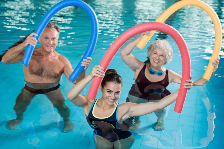 "Water Heart stimulating exercise"